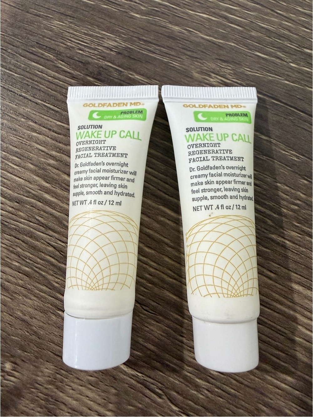 2 x Goldfaden MD Wake Up Call Overnight Regenerative Treatment 12 ml NEW